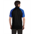Picture of Unisex Performance Three-Button Raglan Polo