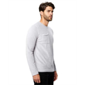 Picture of Unisex Velour Long Sleeve Pocket T-Shirt