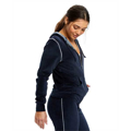Picture of Ladies' Velour Full-Zip Hoodie