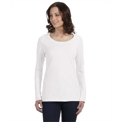 Picture of Ladies' Featherweight Long-Sleeve Scoop T-Shirt