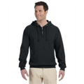 Picture of Adult 8 oz. NuBlend® Fleece Quarter-Zip Pullover Hood