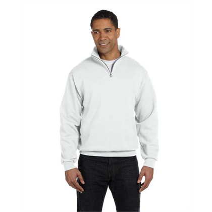 Picture of Adult 8 oz. NuBlend® Quarter-Zip Cadet Collar Sweatshirt