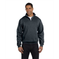 Picture of Adult 8 oz. NuBlend® Quarter-Zip Cadet Collar Sweatshirt