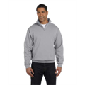 Picture of Adult 8 oz. NuBlend® Quarter-Zip Cadet Collar Sweatshirt