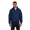 Picture of Adult 8 oz. NuBlend® Quarter-Zip Cadet Collar Sweatshirt