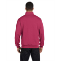 Picture of Adult 8 oz. NuBlend® Quarter-Zip Cadet Collar Sweatshirt