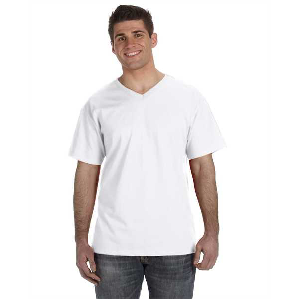 Picture of Adult 5 oz. HD Cotton™ V-Neck T-Shirt