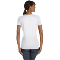 Picture of Ladies' 5 oz. HD Cotton™ V-Neck T-Shirt