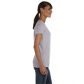 Picture of Ladies' 5 oz. HD Cotton™ V-Neck T-Shirt