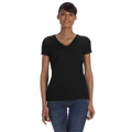 Picture of Ladies' 5 oz. HD Cotton™ V-Neck T-Shirt