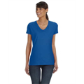 Picture of Ladies' 5 oz. HD Cotton™ V-Neck T-Shirt