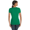 Picture of Ladies' 5 oz. HD Cotton™ V-Neck T-Shirt