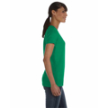 Picture of Ladies' 5 oz. HD Cotton™ V-Neck T-Shirt