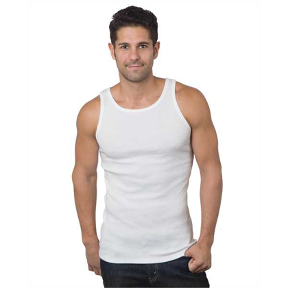 Picture of Men's 6.1 oz., 100% Ringspun Cotton 2x1 Ribbed Tank Top