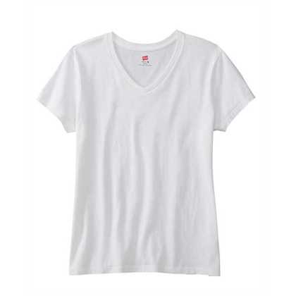 Picture of Ladies' 4.5 oz., 100% Ringspun Cotton nano-T® V-Neck T-Shirt