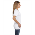 Picture of Ladies' 4.5 oz., 100% Ringspun Cotton nano-T® V-Neck T-Shirt