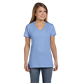 Picture of Ladies' 4.5 oz., 100% Ringspun Cotton nano-T® V-Neck T-Shirt