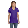 Picture of Ladies' 4.5 oz., 100% Ringspun Cotton nano-T® V-Neck T-Shirt