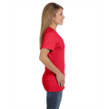 Picture of Ladies' 4.5 oz., 100% Ringspun Cotton nano-T® V-Neck T-Shirt