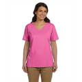 Picture of Ladies' 5.2 oz. Tagless® V-Neck T-Shirt
