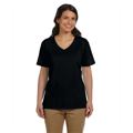 Picture of Ladies' 5.2 oz. Tagless® V-Neck T-Shirt