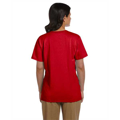 Picture of Ladies' 5.2 oz. Tagless® V-Neck T-Shirt