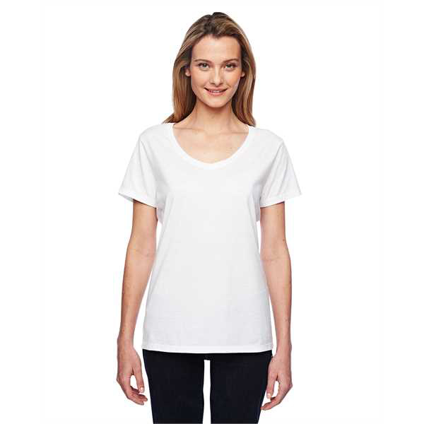 Picture of Ladies' 4.5 oz. X-Temp® Performance V-Neck