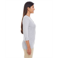Picture of Ladies' Perfect Fit™ Y-Placket Convertible Sleeve Knit Top