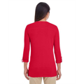 Picture of Ladies' Perfect Fit™ Y-Placket Convertible Sleeve Knit Top