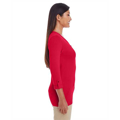 Picture of Ladies' Perfect Fit™ Y-Placket Convertible Sleeve Knit Top