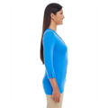 Picture of Ladies' Perfect Fit™ Y-Placket Convertible Sleeve Knit Top