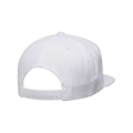 Picture of Adult 5-Panel Structured Flat Visor Classic Snapback Cap