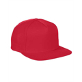 Picture of Adult 5-Panel Structured Flat Visor Classic Snapback Cap