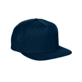 Picture of Adult 5-Panel Structured Flat Visor Classic Snapback Cap