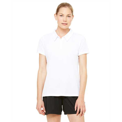 Picture of Ladies' Performance Three-Button Mesh Polo