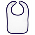 Picture of Infant Contrast Trim Terry Bib