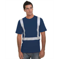 Picture of Hi-Visibility 100% Cotton Crew Solid Striping T-Shirt