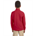 Picture of Youth 8 oz. NuBlend® Quarter-Zip Cadet Collar Sweatshirt