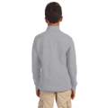 Picture of Youth 8 oz. NuBlend® Quarter-Zip Cadet Collar Sweatshirt