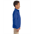 Picture of Youth 8 oz. NuBlend® Quarter-Zip Cadet Collar Sweatshirt