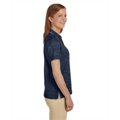 Picture of Ladies' 5.9 oz. Cotton Jersey Short-Sleeve Polo with Tipping