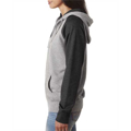 Picture of Ladies' Glitter French Terry Contrast Full-Zip Hood