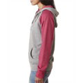 Picture of Ladies' Glitter French Terry Contrast Full-Zip Hood