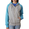 Picture of Ladies' Glitter French Terry Contrast Full-Zip Hood