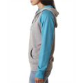 Picture of Ladies' Glitter French Terry Contrast Full-Zip Hood