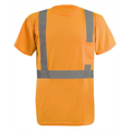 Picture of Men's LUX-SSETP2B-Orange and Yellow Sizes Reflective Pocket T-Shirt