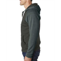 Picture of Adult Triblend Colorblock Full-Zip Fleece Hood