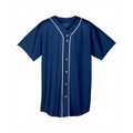 Picture of Youth Short Sleeve Full Button Baseball Jersey