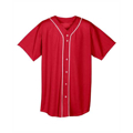 Picture of Youth Short Sleeve Full Button Baseball Jersey
