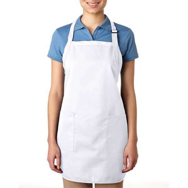 Picture of 65% polyester / 35% cotton Deluxe Full-Length Bib Apron